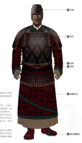 中国铠甲揭密：汉代铁胄、金银饰铁甲一